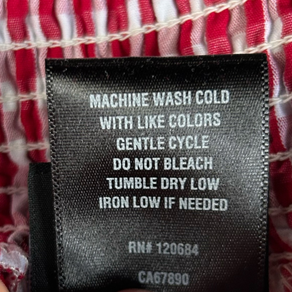 Thorn & Fable gingham ruffle western mini skort M - Picture 7 of 7